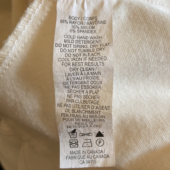 Beautiful Tracy Moore By Freda’s Ivory OpenFront Jacket. Size XS-Small - Picture 9 of 10